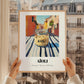 Aioli – Italian Outdoor Café Scene, Grocery Wall Decor, styled in a charming Paris street view
