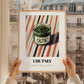 Chutney – on Striped Tablecloth, Dry Goods Still Life, styled in a charming Paris street view