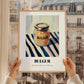 Bulgur – on Striped Tablecloth, Larder Wall Decor, styled in a charming Paris street view