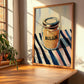 Bulgur – on Striped Tablecloth, Larder Wall Decor, clean layout with no caption