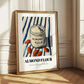 Almond Flour – on Striped Tablecloth, Dough Still Life
