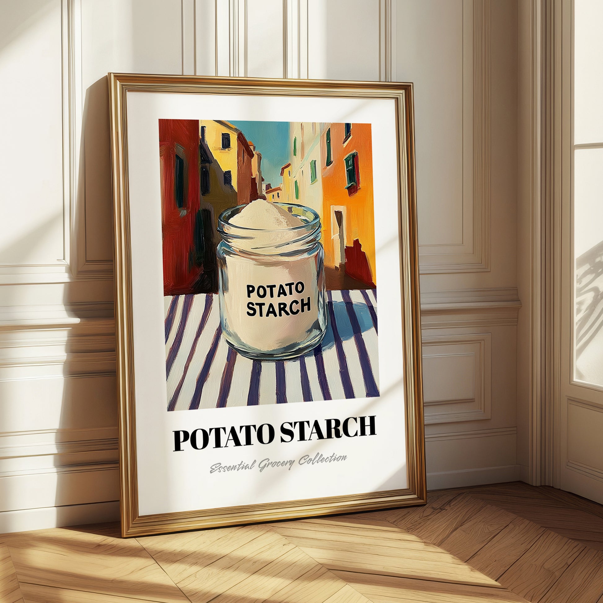Potato Starch – Italian Street Café Scene, Sweetener Print