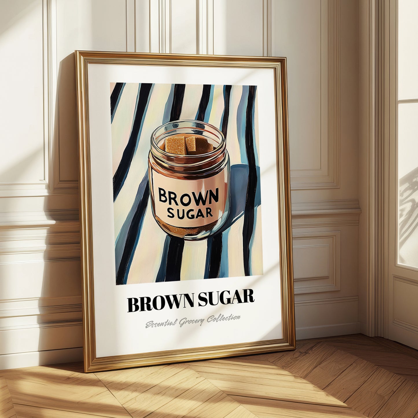 Brown Sugar – on Striped Tablecloth, Sweetener Painting