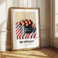 Meatballs – on Striped Tablecloth, Canned Food Poster