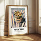 Pistachios – on Striped Tablecloth, Nuts Art