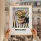 Pistachios – on Striped Tablecloth, Nuts Art, styled in a charming Paris street view