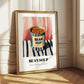 Bean Soup – on Striped Tablecloth, Canned Vegetables Wall Decor