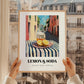 Lemon & Soda – Italian Outdoor Café Scene, Lemonade Painting, styled in a charming Paris street view