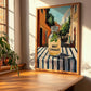 Mint Lemonade – Italian Outdoor Café Scene, Lemonade Still Life, clean layout with no caption