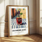 Cranberry Juice – Italian Street Café Scene, Lemonade Print