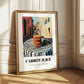 Carrot Juice – Italian Street Café Scene, Lemonade Painting