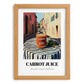 Carrot Juice – Italian Street Café Scene, Lemonade Painting, set in oak frame