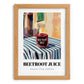 Beetroot Juice – Italian Café on the Corner, Lemonade Art, set in oak frame