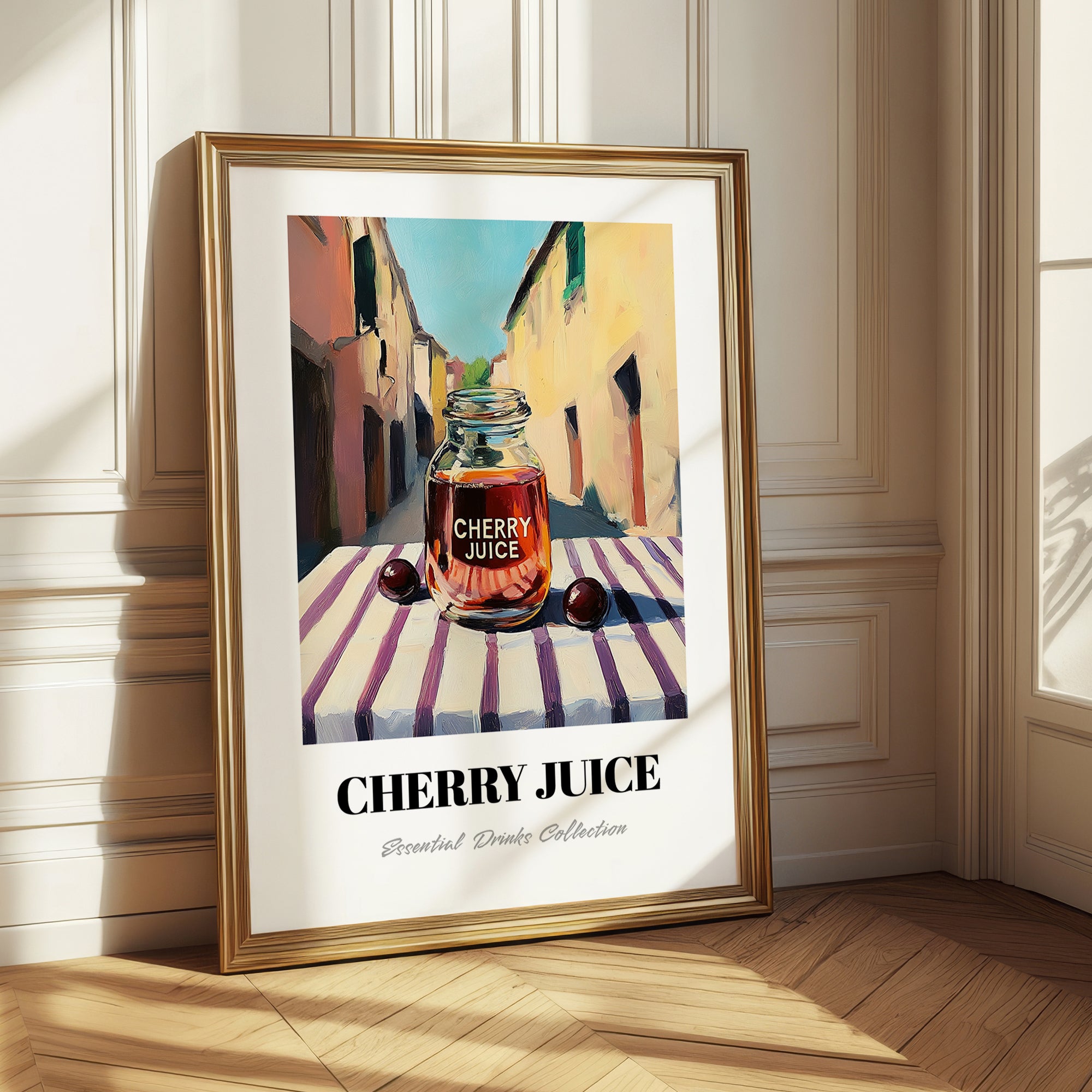 Cherry Juice – Italian Café on the Corner, Lemonade Poster