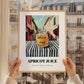 Apricot Juice – Italian Outdoor Café Scene, Lemonade Poster, styled in a charming Paris street view