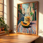 Papaya Juice – Italian Urban Café Scene, Lemonade Wall Art, clean layout with no caption