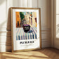 Plum Juice – Italian Street Café Scene, Lemonade Wall Art