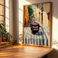 Plum Juice – Italian Street Café Scene, Lemonade Wall Art, clean layout with no caption