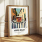 Apple Jelly – Italian Outdoor Café Scene, Jam Painting
