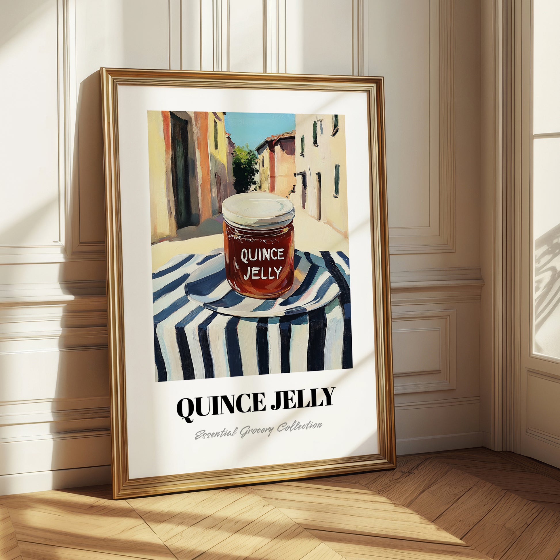 Quince Jelly – Italian Café on the Corner, Jam Illustration