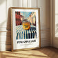 Pineapple Jam – Italian Urban Café Scene, Jam Print