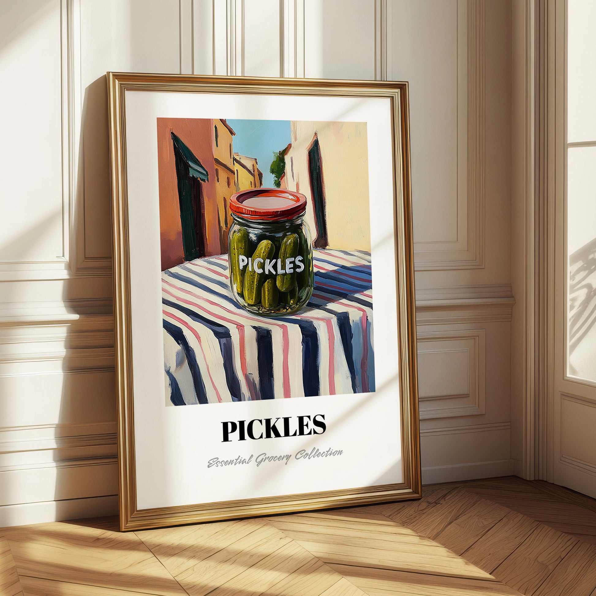 Pickles – Italian Outdoor Café Scene, Bbq Wall Decor