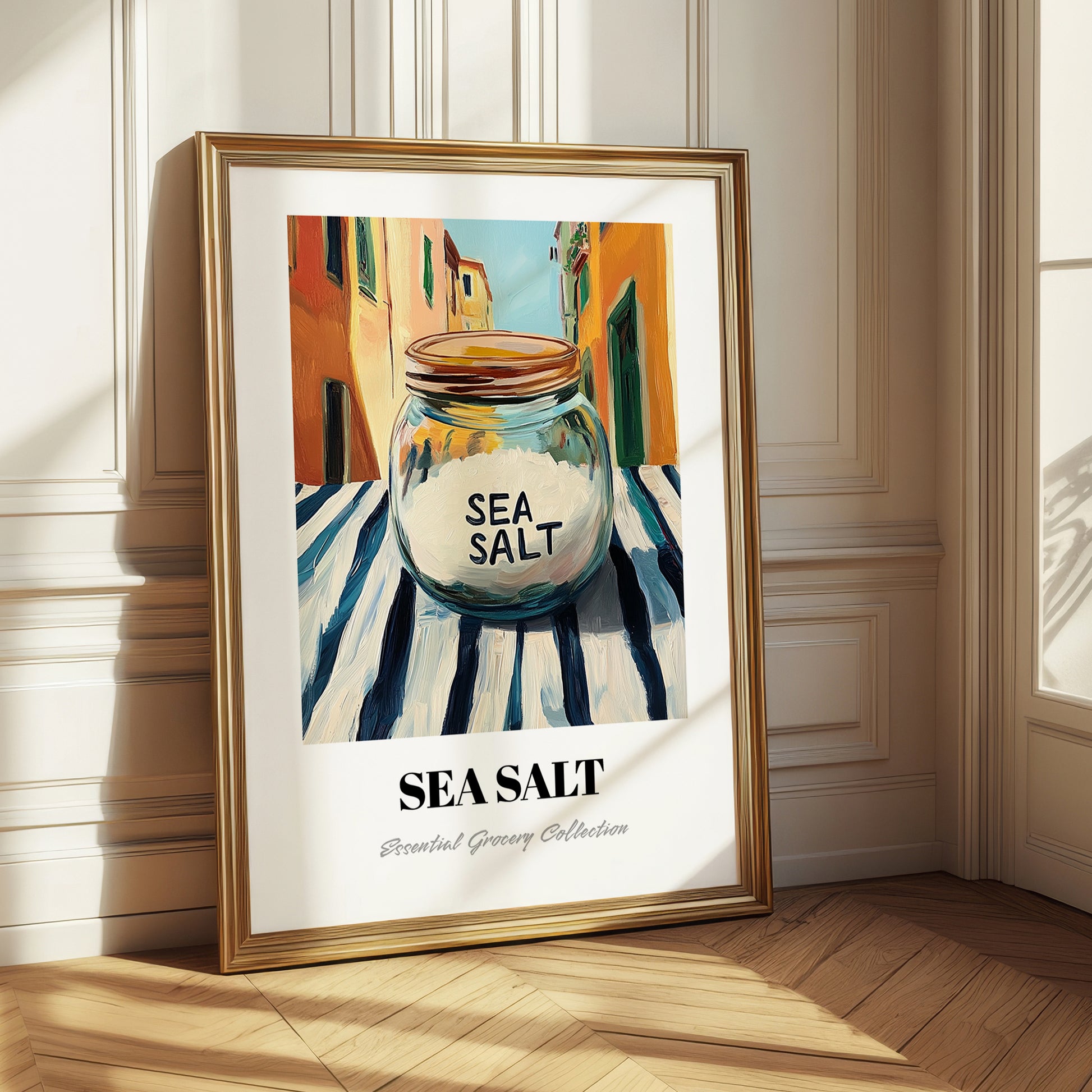 Sea Salt – Italian Café on the Corner, Spices Painting