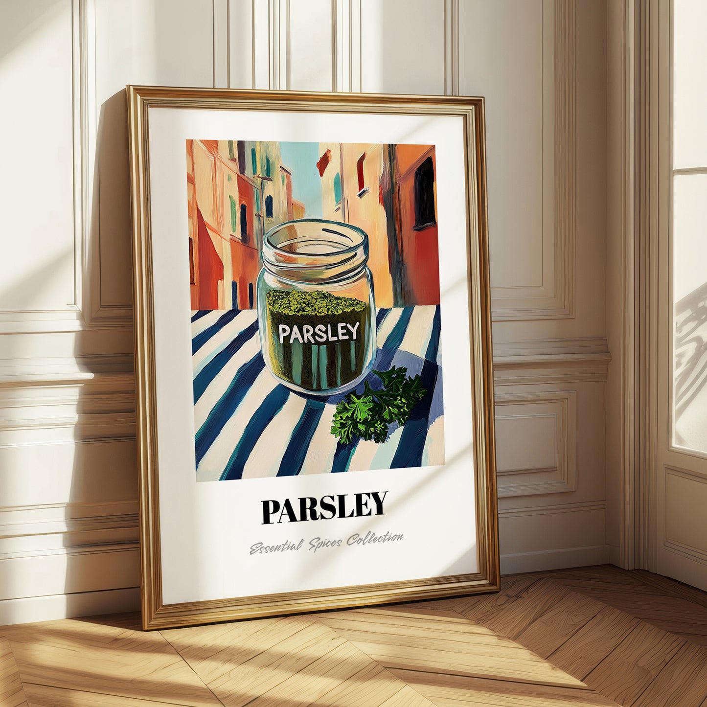 Parsley – Italian Street Café Scene, Spices Poster