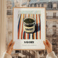 Savory – on Striped Tablecloth, Spices Still Life, styled in a charming Paris street view