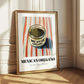 Mexican Oregano – on Striped Tablecloth, Spices Wall Poster