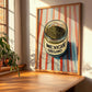 Mexican Oregano – on Striped Tablecloth, Spices Wall Poster, clean layout with no caption