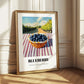 Blueberry – Green Valley Landscape, Berries Painting