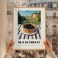 Blackcurrant – Green Valley Landscape, Berries Still Life, styled in a charming Paris street view