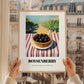 Boysenberry – Green Valley Landscape, Berries Poster, styled in a charming Paris street view