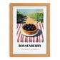 Boysenberry – Green Valley Landscape, Berries Poster, set in oak frame
