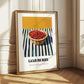 Goji – on Striped Tablecloth, Berries Wall Decor
