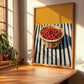 Goji – on Striped Tablecloth, Berries Wall Decor, clean layout with no caption