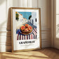 Grapefruit – White village Urban Café Scene, Fruit Wall Art