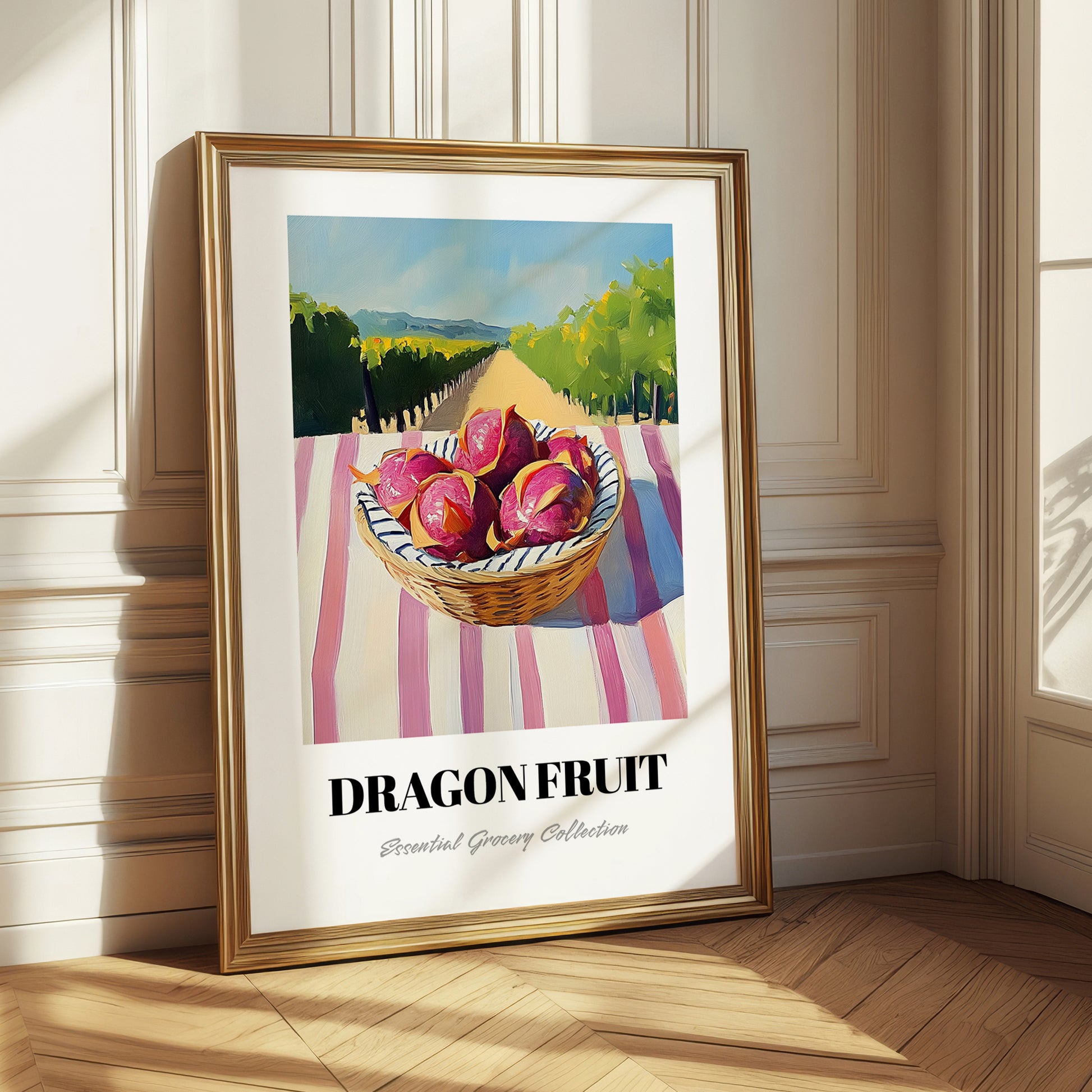 Dragon Fruit – Valley Café Scene, Fruit Poster