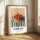 Rambutan – on Striped Tablecloth, Vegetable Wall Decor