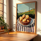 Potato – Green Valley Landscape, Vegetable Art, clean layout with no caption
