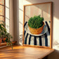 Dill – on Striped Tablecloth, Fresh Herbs Wall Decor, clean layout with no caption