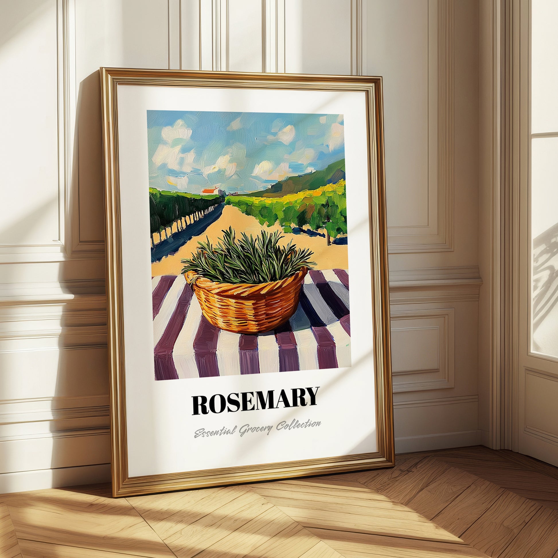 Rosemary – Valley Café Scene, Fresh Herbs Still Life
