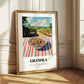 Granola #9 – Hilltop Table Scene, American Food Illustration