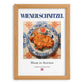 Wiener Schnitzel – Austrian Meat Dish, Tavern Wall Art, set in oak frame