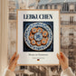 Lebkuchen – German Dessert Dish, Bistro Painting, styled in a charming Paris street view