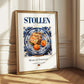 Stollen – German Dessert Dish, Fine Dining Restaurant Wall Decor
