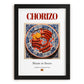 Chorizo – Spanish Meat Dish, Restaurant Poster, in sleek black frame