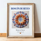 Roscón de Reyes – Spanish Dessert Dish, Brasserie Wall Art, in wooden frame leaning on the floor