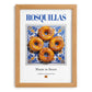 Rosquillas – Spanish Dessert Dish, Food Bar Painting, set in oak frame